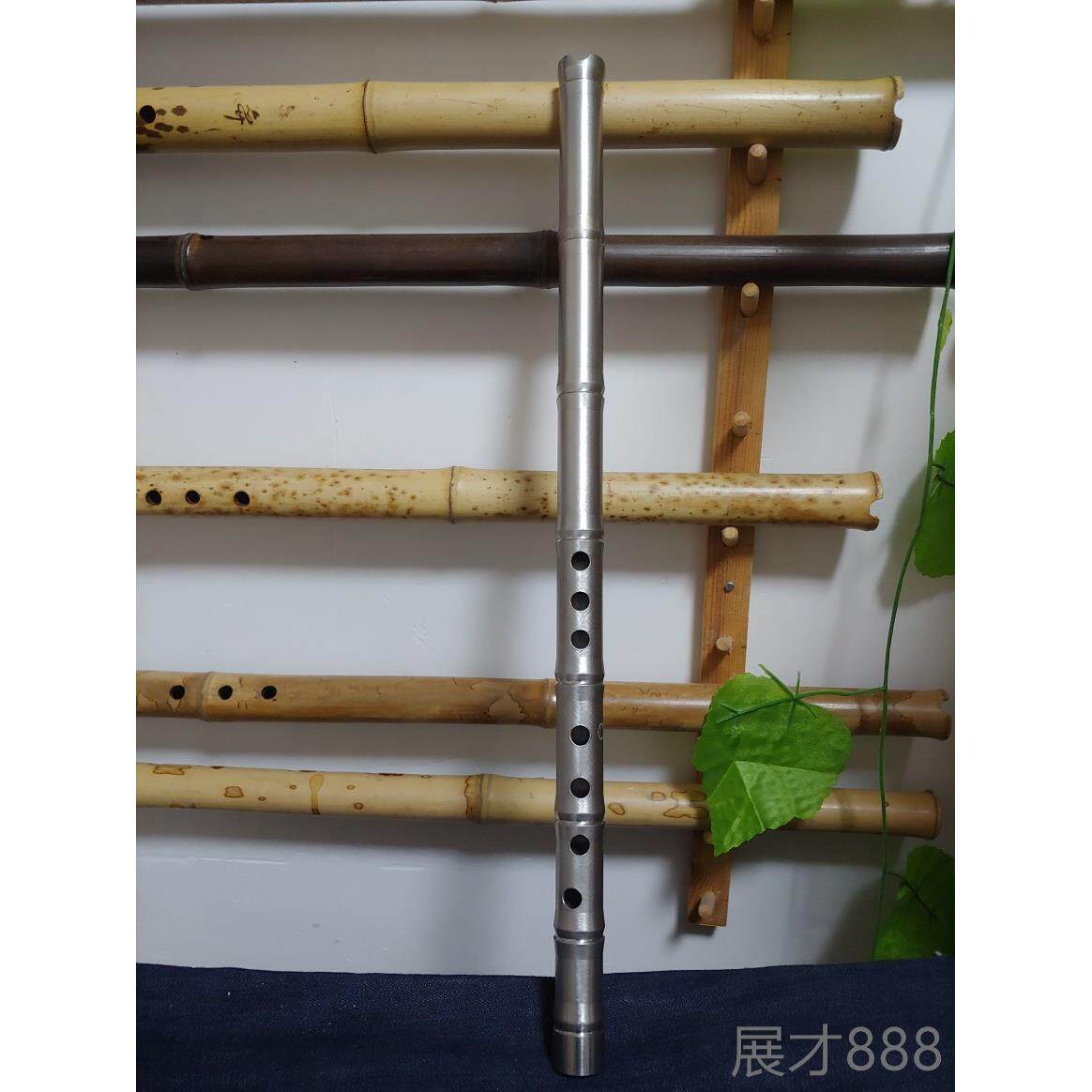正品属短箫纯金钛材质弈手工制作袖珍便大音量音色好携不心怕损坏