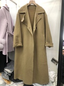 双面羊绒大衣女2026春节款 毛呢外套 百搭气质高雅长款 冬季 时尚