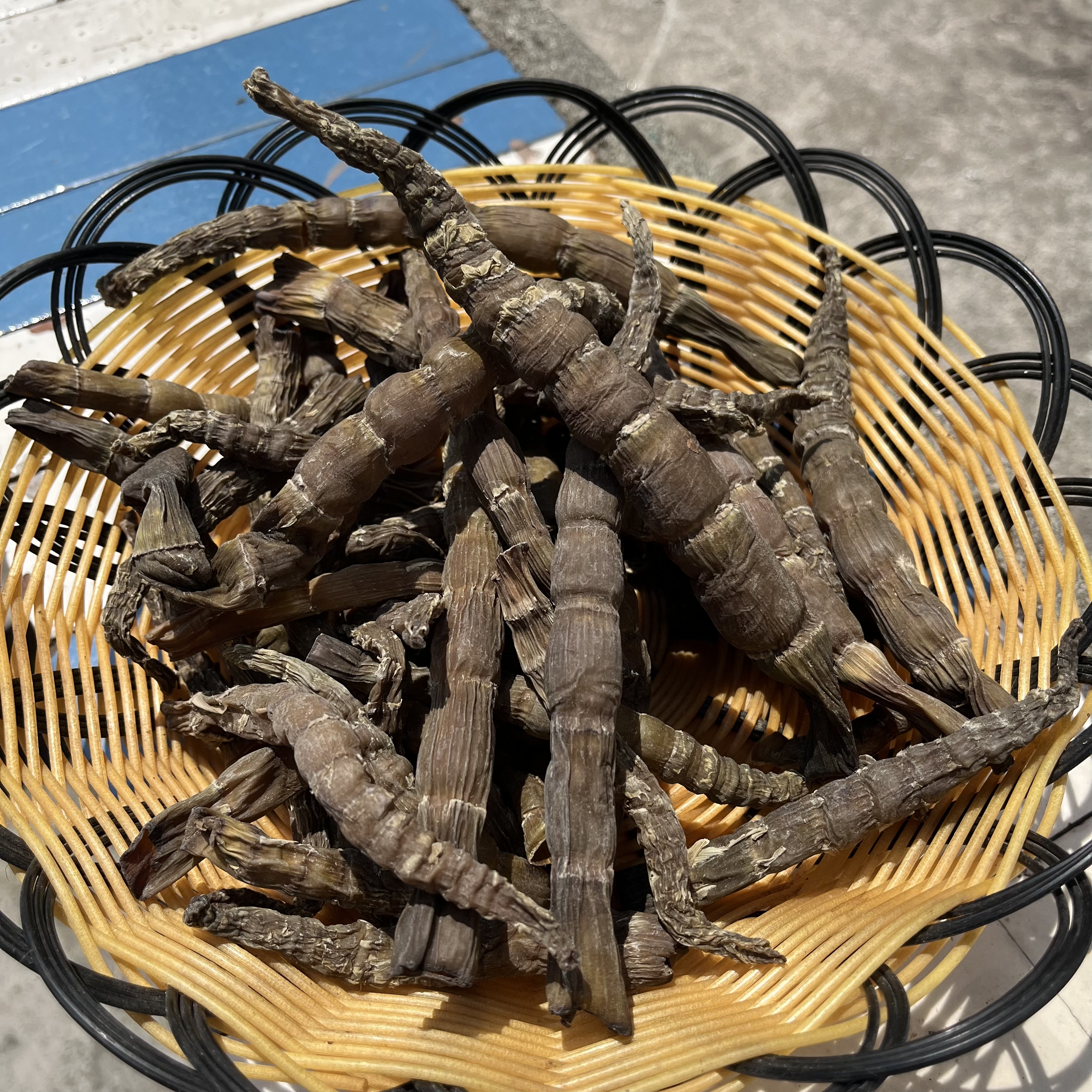 野生刺竹笋干四川干竹笋嫩笋尖晾晒笋子干货农家土特产烹饪食材料