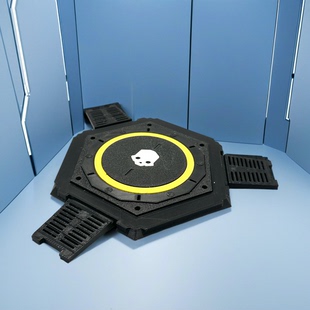 地狱潜兵2周边 骷髅头杯垫游戏道具 游戏模型 游戏周边 男友礼物