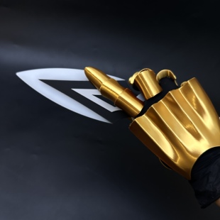 中世纪可活动 穿戴手甲 暗黑系骑士风 cosplay道具 拍摄道具