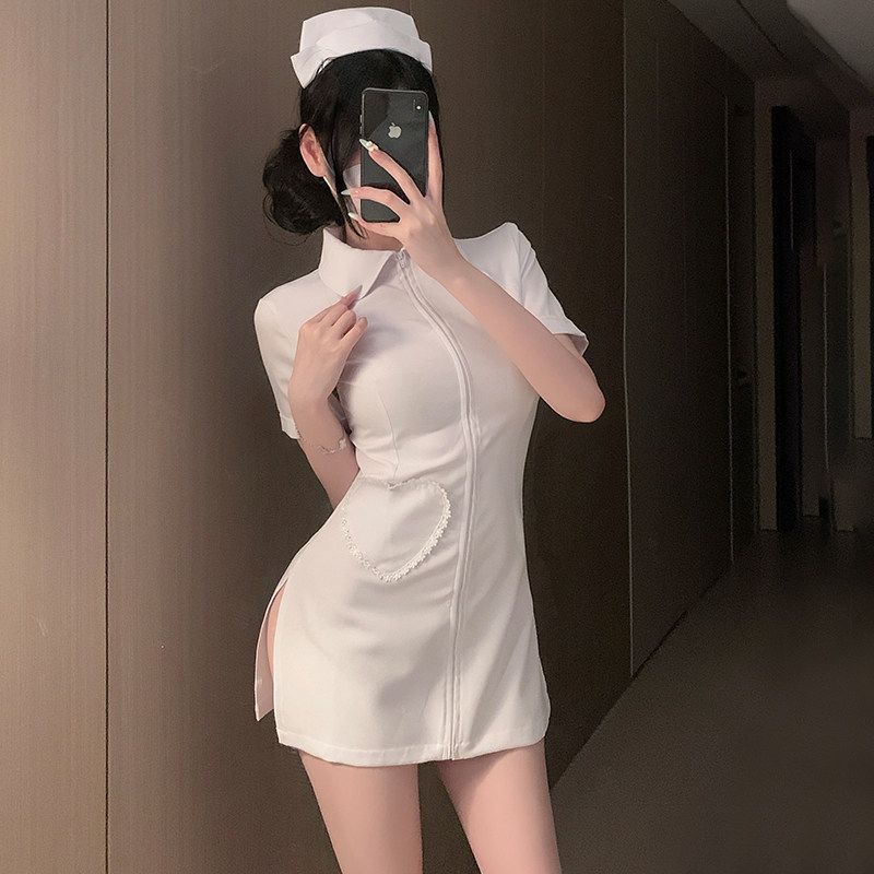 情调性感纯欲内衣大码女护士服cos诱惑制服约会战袍纯欲性感新款