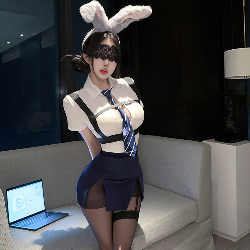 情趣性感内衣教官束缚制服纯欲女警包臀裙套装qqny睡衣大尺度魅魔