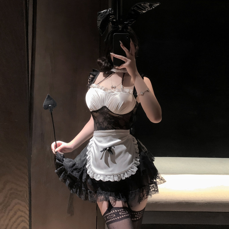 性感睡衣床上大尺度免脱女仆套装qqny诱惑2026新款兔女郎制服睡裙