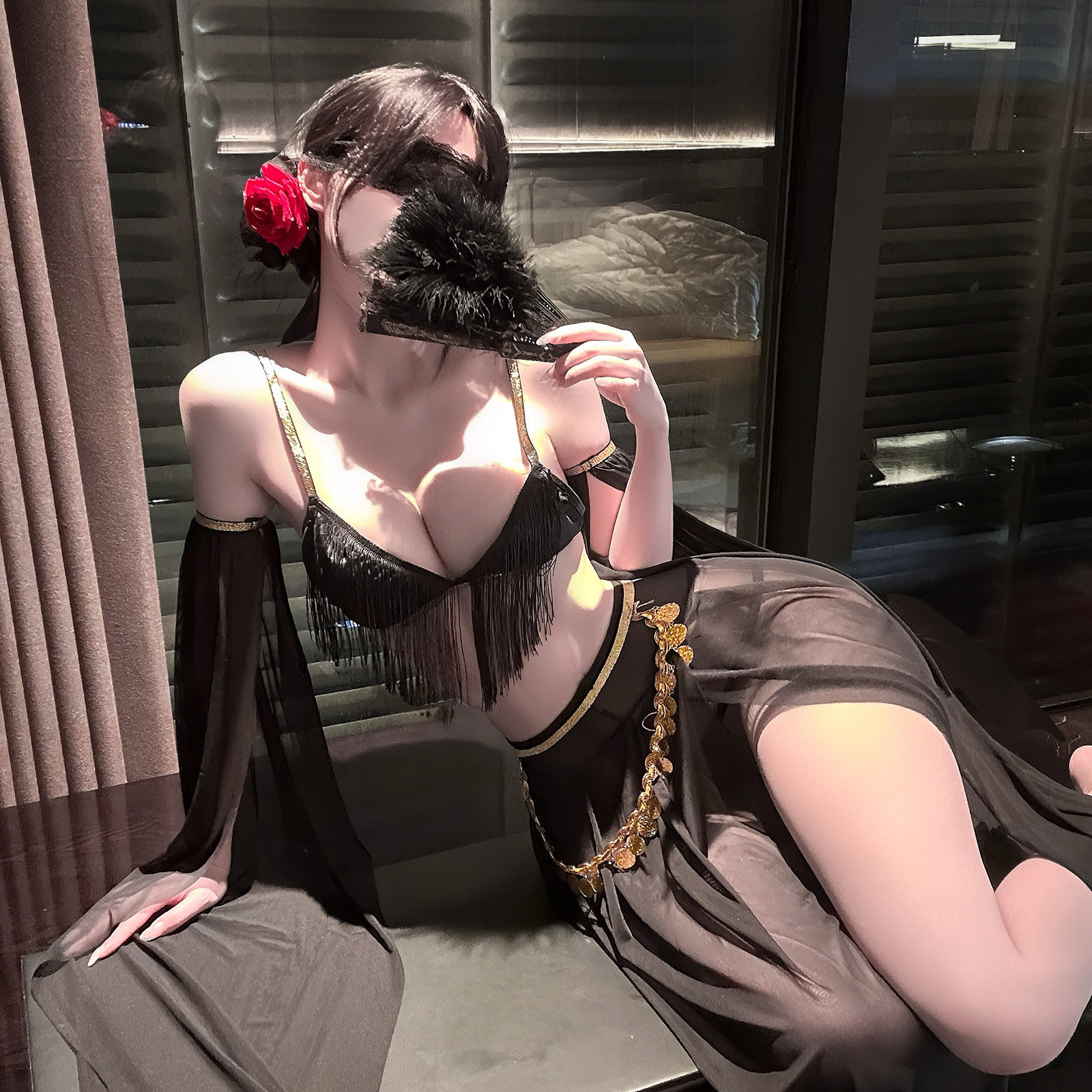 异域美人*性感内衣情趣埃及艳后网纱敦煌舞姬cos舞蹈大尺度qqny