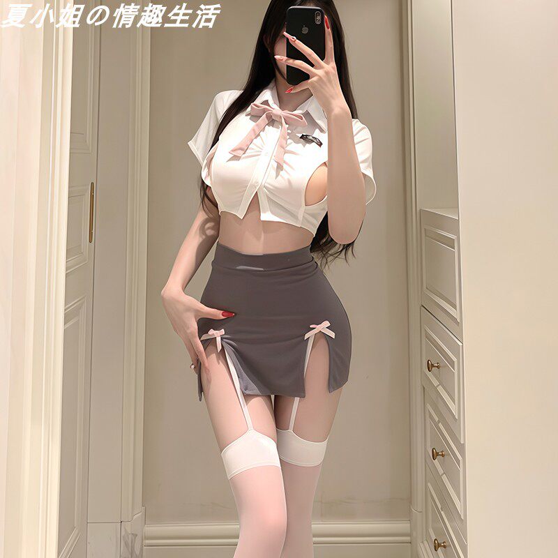 cosplay性感情趣qq内衣纯欲辣妹套装日系学院包臀裙特色趣味制服