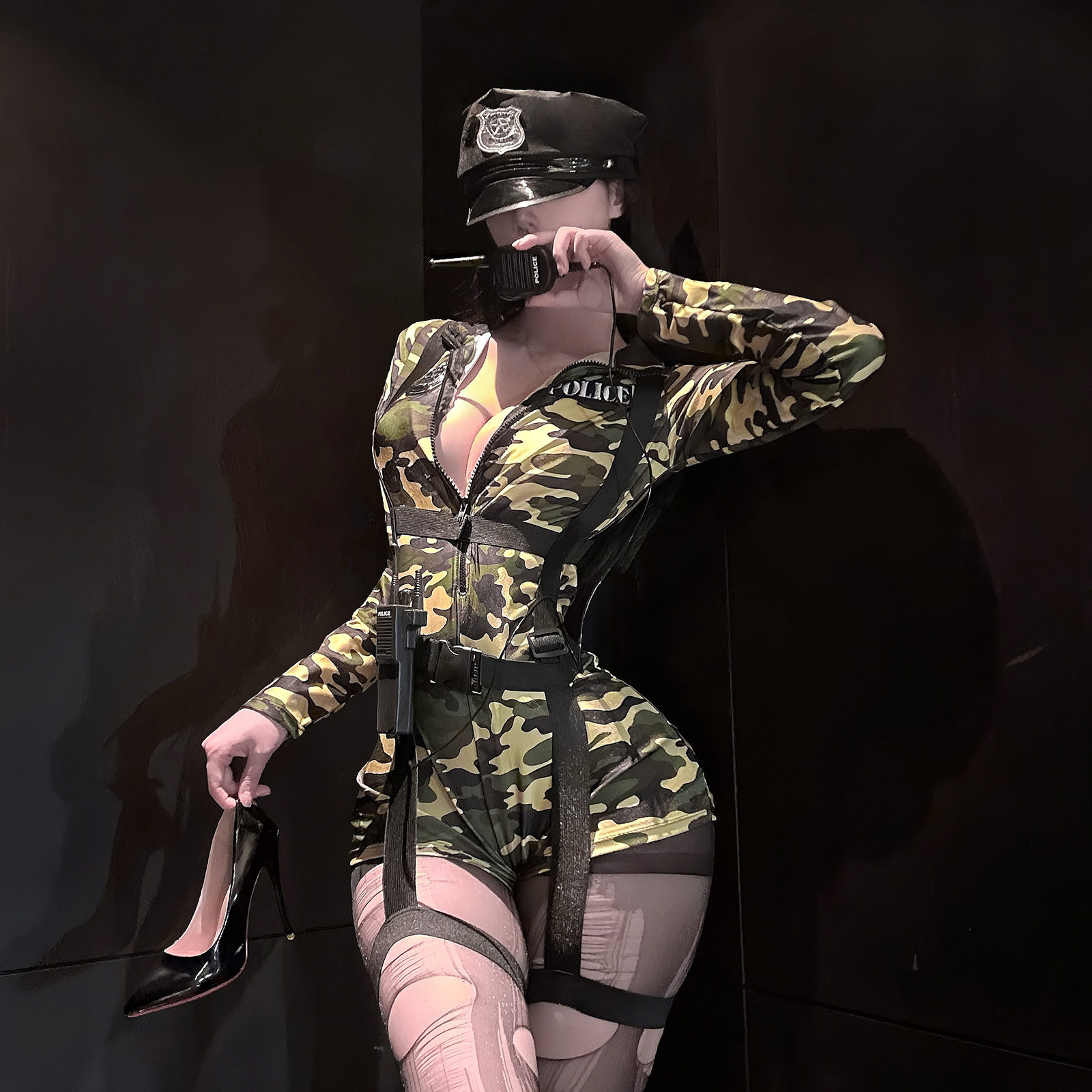 兔子警官*欧美风御姐性感女警cos空姐OL秘书免脱套装角色扮演服装