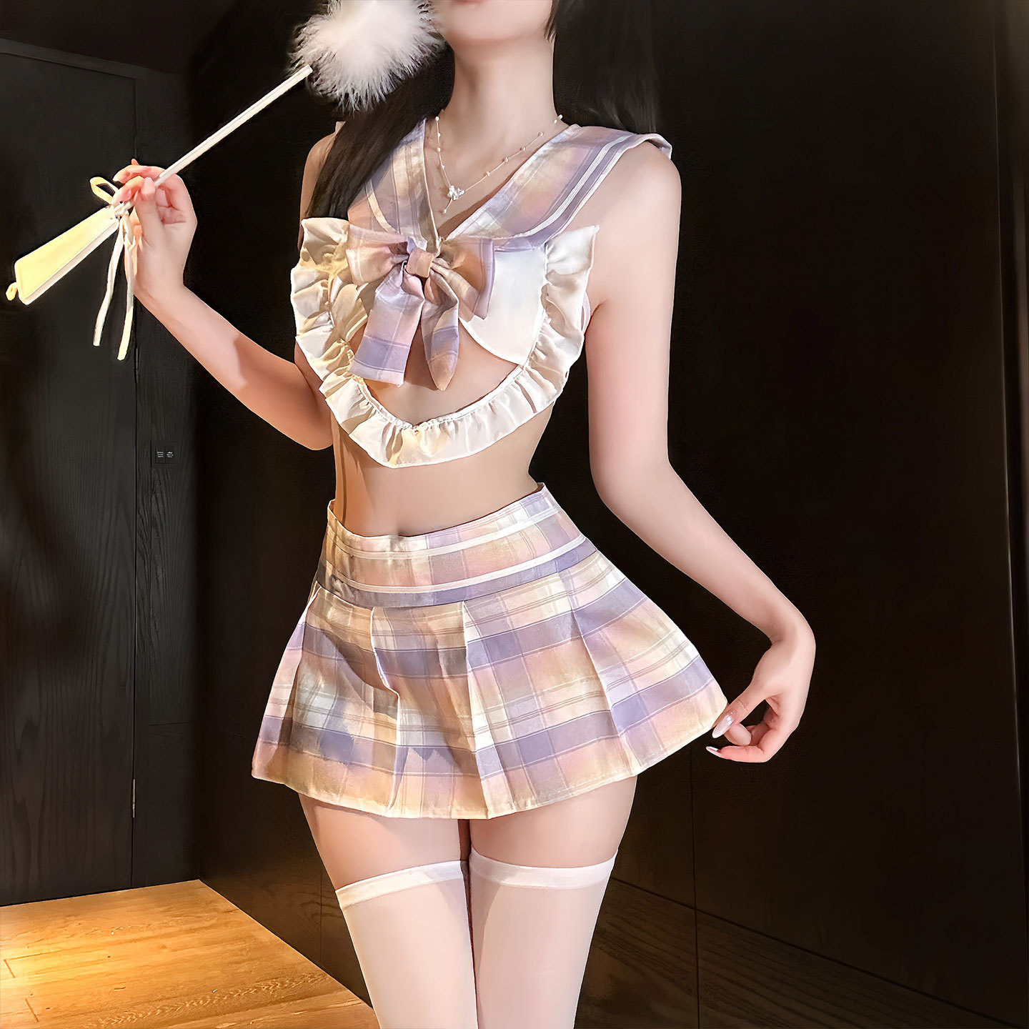 情趣味内衣睡衣床上jk制服套装成人性感房事高级感纯欲超短裙qqny