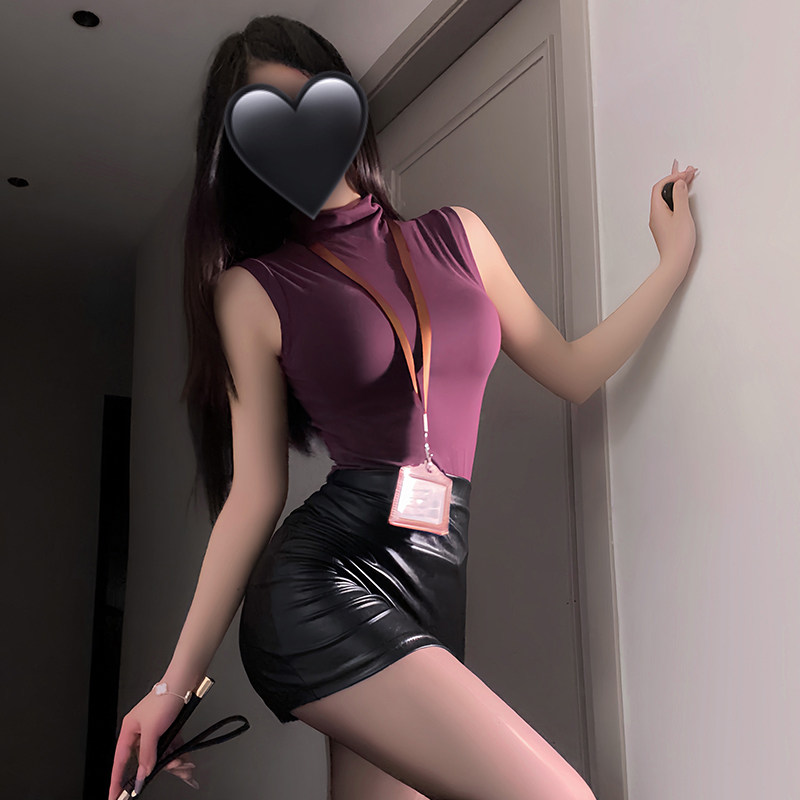 2026纯欲御姐OL秘书装cosplay办公室角色扮演辣妹制服皮裙包臀裙