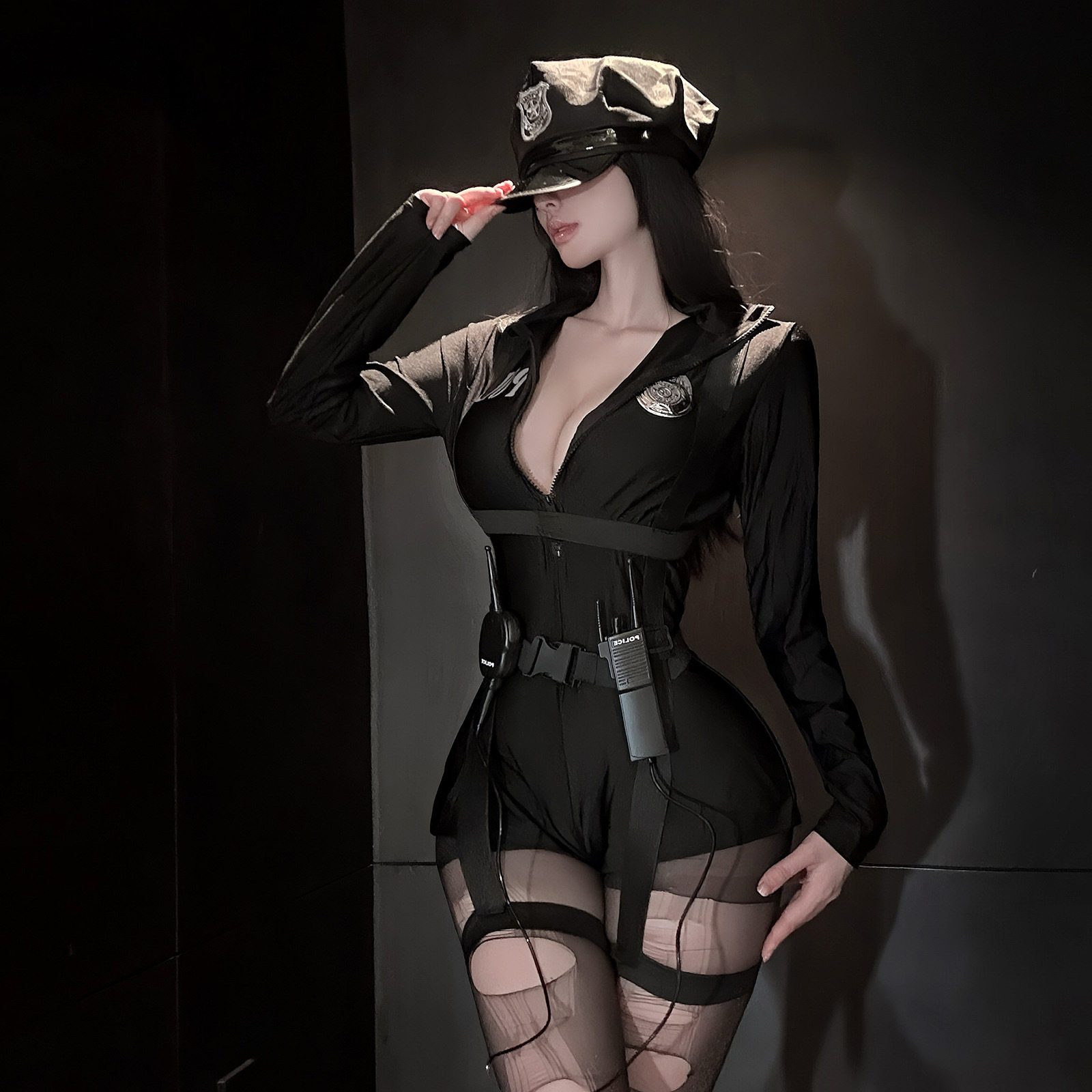 兔子警官*欧美风御姐性感女警cos空姐OL秘书免脱套装角色扮演服装