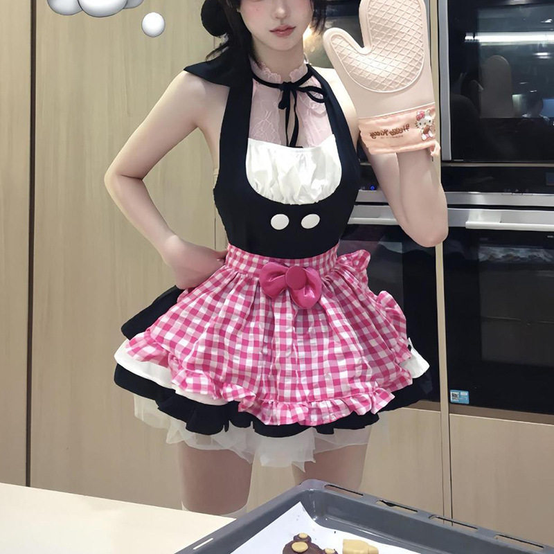 日系可爱情趣睡衣可爱kitty猫女仆制服性感纯欲情调qqny睡衣套装