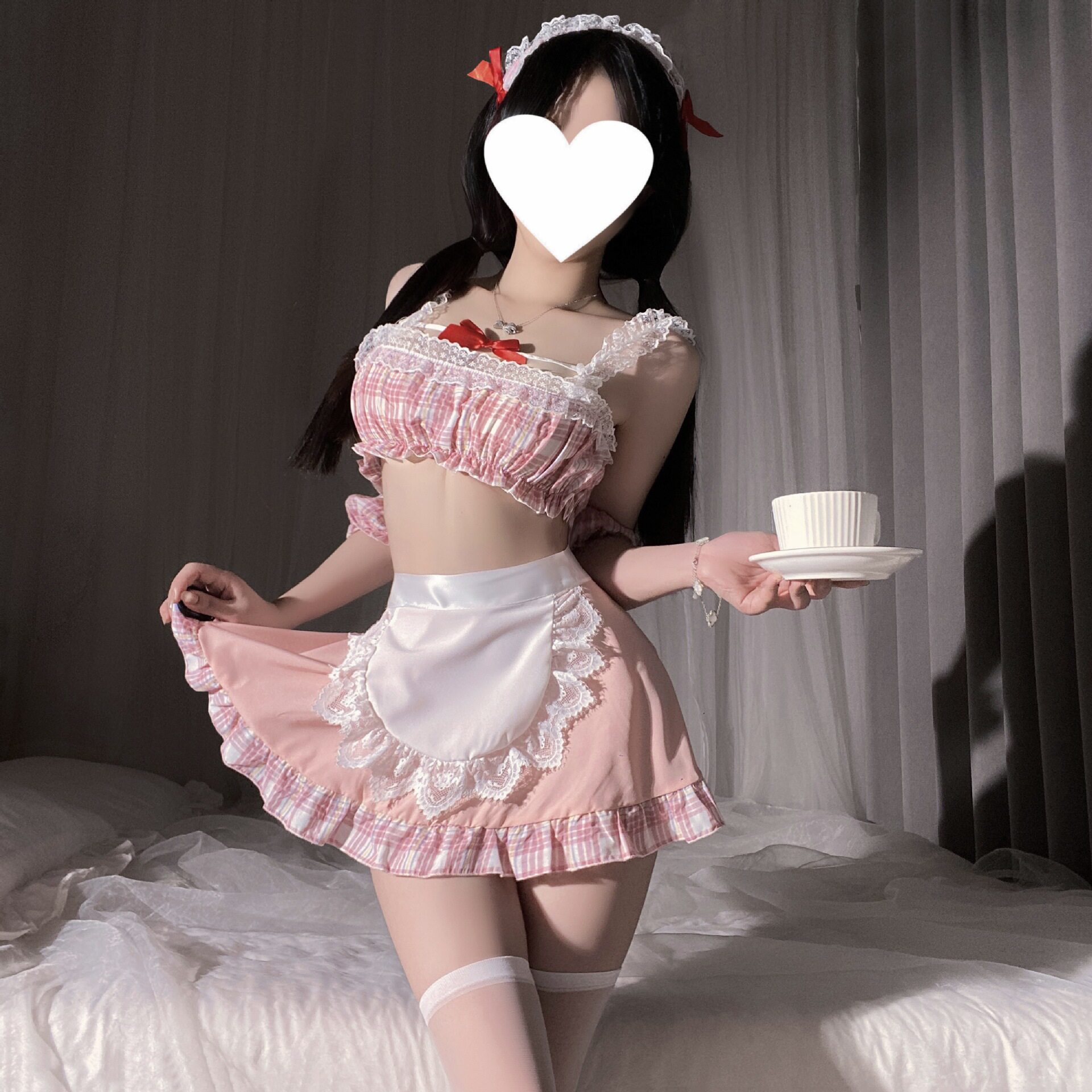 日系软妹女佣女仆制服情趣性感免脱睡裙角色扮演qqny女站袍趣味