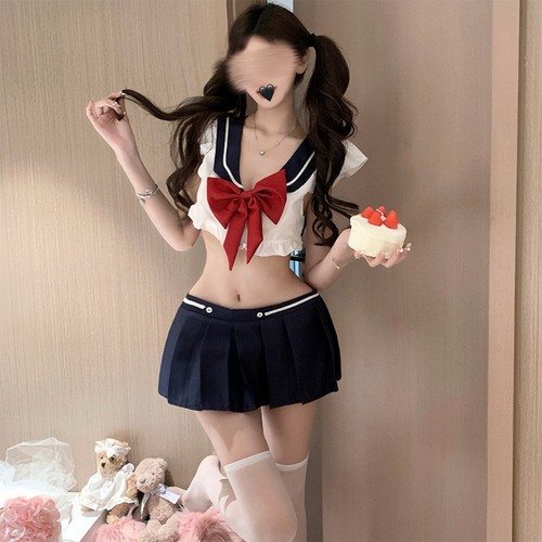 约会战袍~大码190斤JK制服水手服性感睡衣情调趣味制服qq内衣
