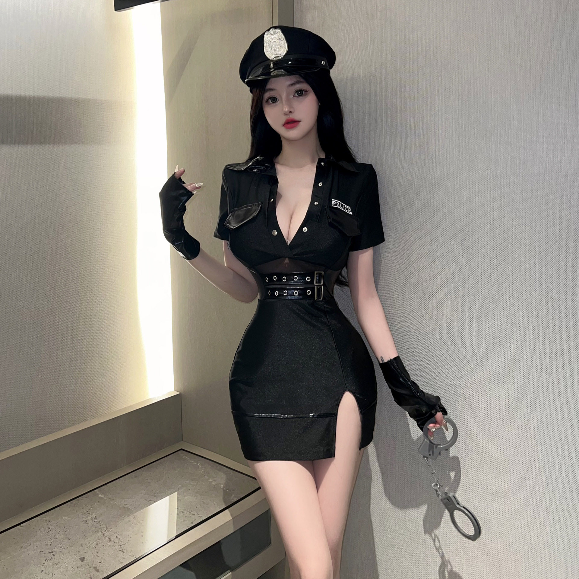 性感机长空姐制服套装角色扮演服装女纯欲主播变装女警cos服夜店