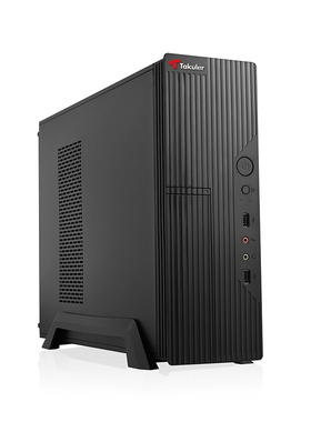 米可Mini小机箱卧式HTPC桌面迷你主机时尚简约支持ITX主板带电源