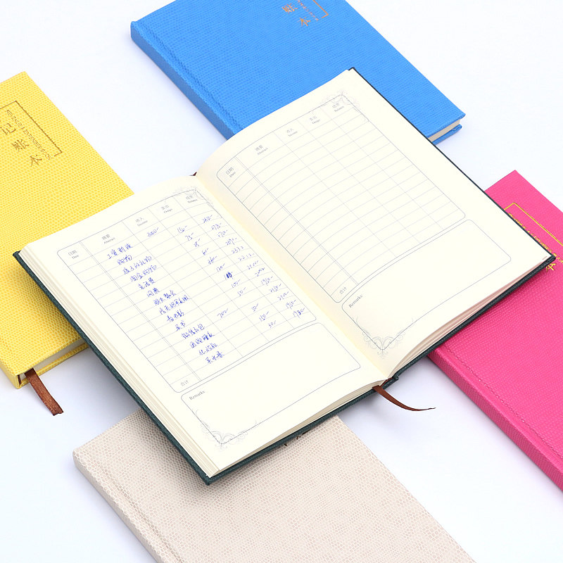 手工本总分类账本银行现金存款账定制家庭理财财务明细账手账本日记