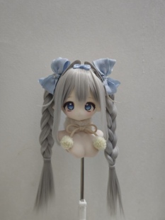 【颜色自选】三分BJD手改双马尾软妹可爱二次元BJD假发