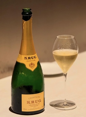 香槟界的劳斯 法国原瓶进口行货krug库克特酿无年份香槟171葡萄酒