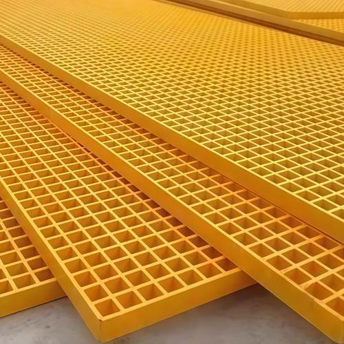 河北森和玻璃钢格栅板 耐腐蚀强度高 玻璃钢地沟盖板洗车房地格栅