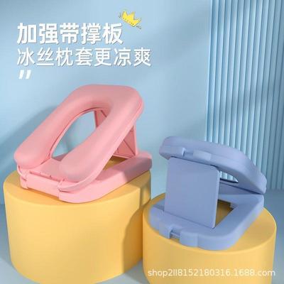 学生午睡神冰丝趴趴枕加强款午睡枕趴睡办公室睡觉折叠午睡枕午睡