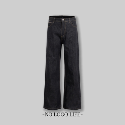 NOLOGO0614盎司A字直筒牛仔裤