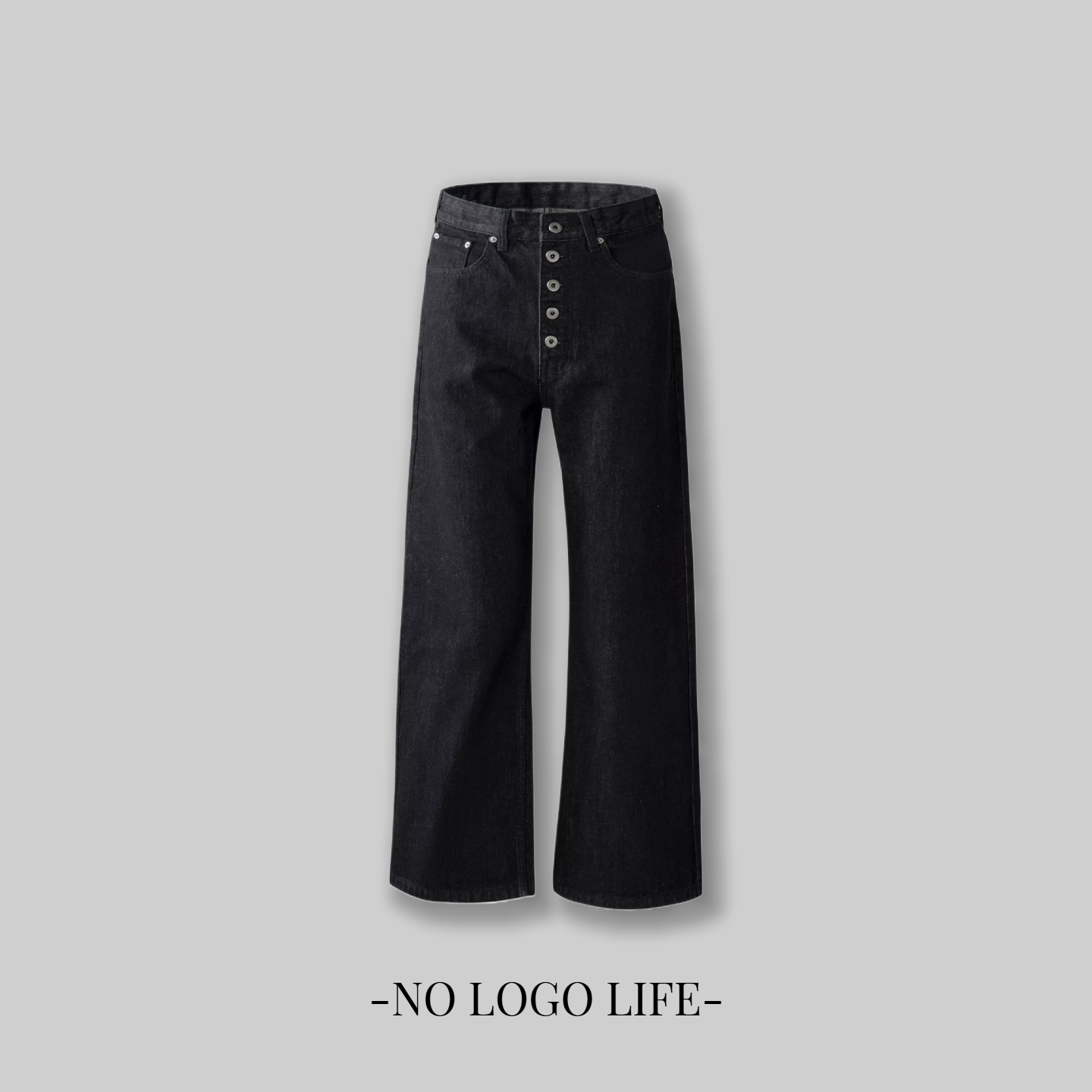 NOLOGO五连扣原牛牛仔裤