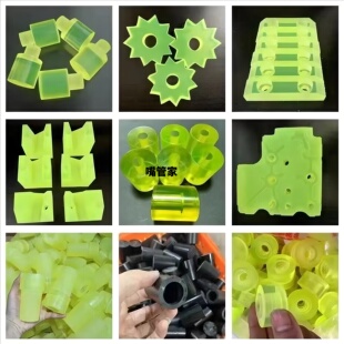 聚氨酯加工定制优力胶垫PU板厂家来图密封塑料件减震缓冲垫耐高温