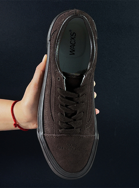 极帝万斯新款Nbhd联名oldskool棕黑复古男女休闲鞋百搭学生滑板鞋