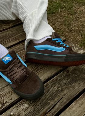 黑棕色蓝棕时尚胖胖面包鞋knu skool男女复古运动休闲鞋滑板鞋