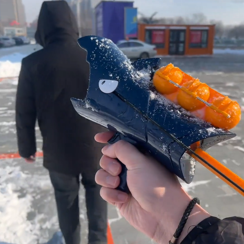 雪球枪儿童玩雪神器发射器儿童雪球夹下雪玩具打雪仗装备工具