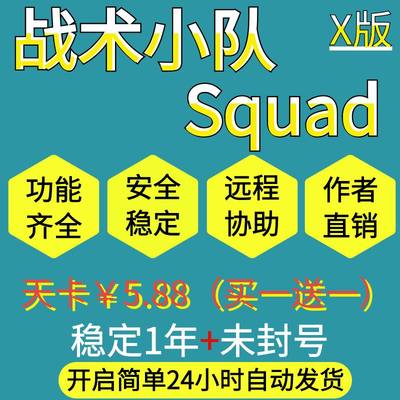 战术小队squad丝瓜科技辅助