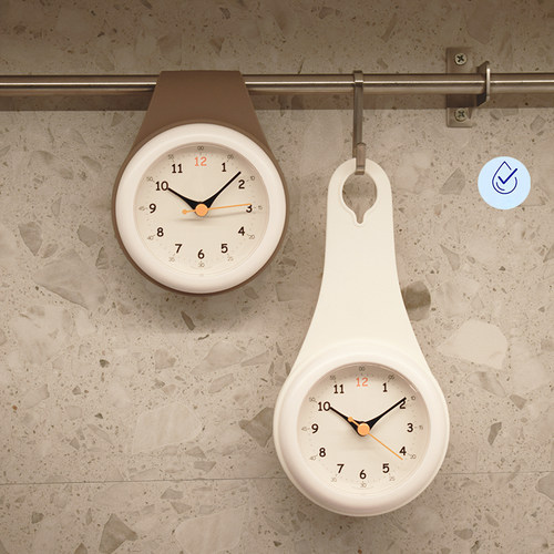 创意防水挂钟厨房浴室小挂钟