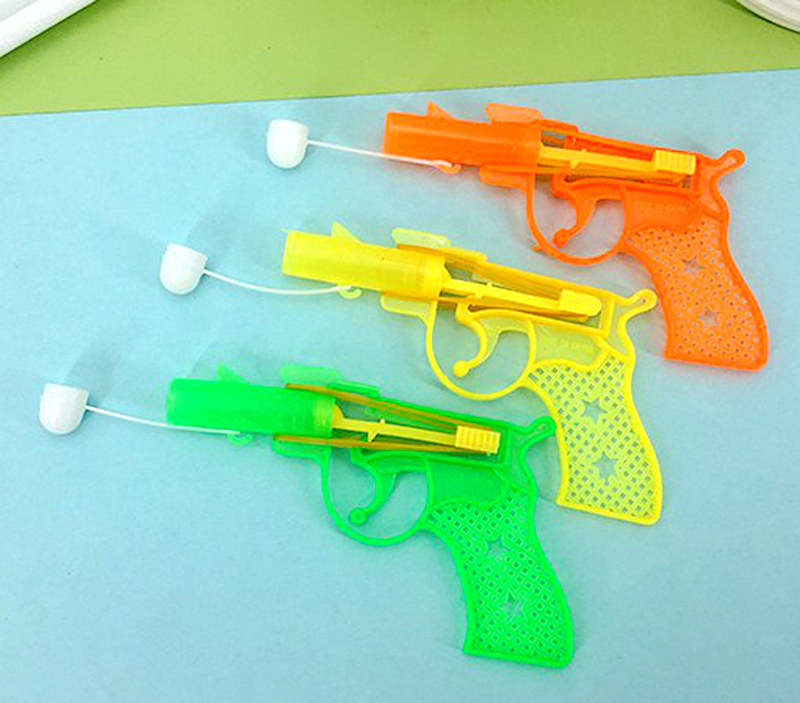 儿童趣味怀旧经典玩具皮筋枪橡皮筋枪啪啪枪打响儿时玩具小枪