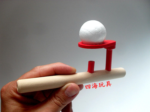 80后童年怀旧玩具 吹吹乐木制悬浮吹球器魔术悬浮球 宝宝亲子游戏