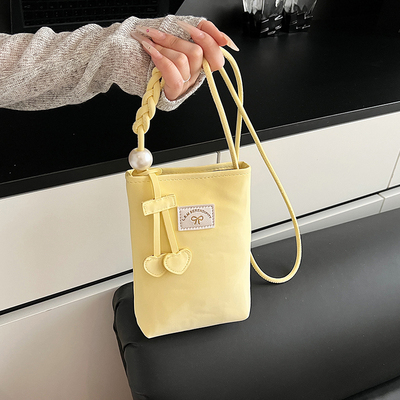 夏天可爱斜挎小包轻便散步手机包