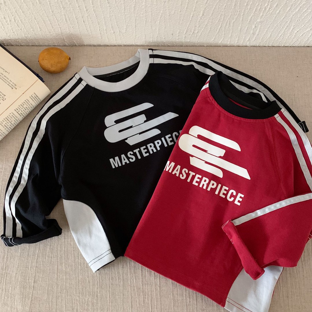 儿童长袖T恤2025春款男女童条纹长袖T恤宝宝休闲长袖T恤