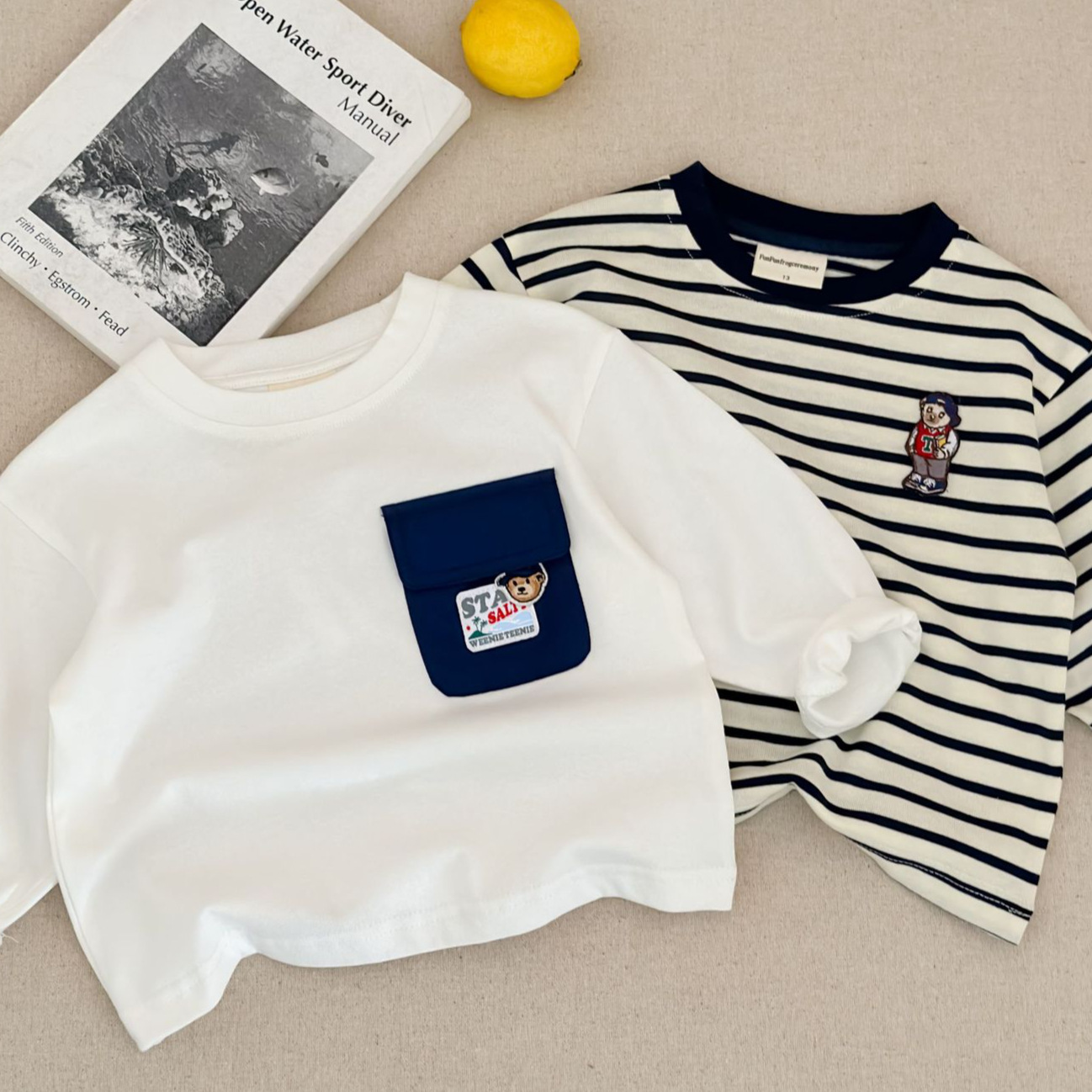 儿童t恤长袖2025新款秋装男童女宝宝纯棉上衣中小童装炸薯条衣服