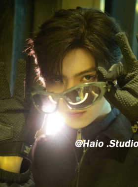 罗一舟同款墨镜废土朋克Y2K星芒太阳墨镜凹造型时髦男女个性潮流