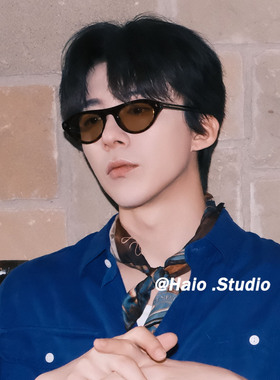 刘宇宁同款茶色墨镜可配近视