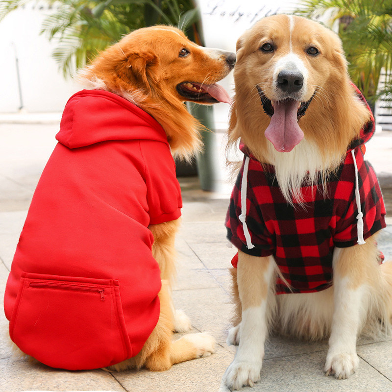 大狗狗衣服冬装金毛萨摩柯基边牧大中小型犬泰迪猫幼犬宠物秋冬季