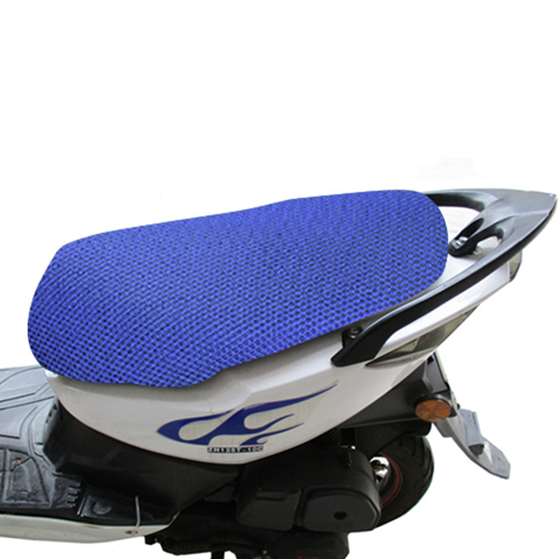 鬼火踏板摩托车座套防晒防水防滑隔热透气耐磨减震加厚3d网坐垫套