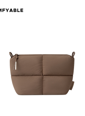 Comfyable数码配件收纳包 可收纳数据线鼠标充电器耳机 棕色