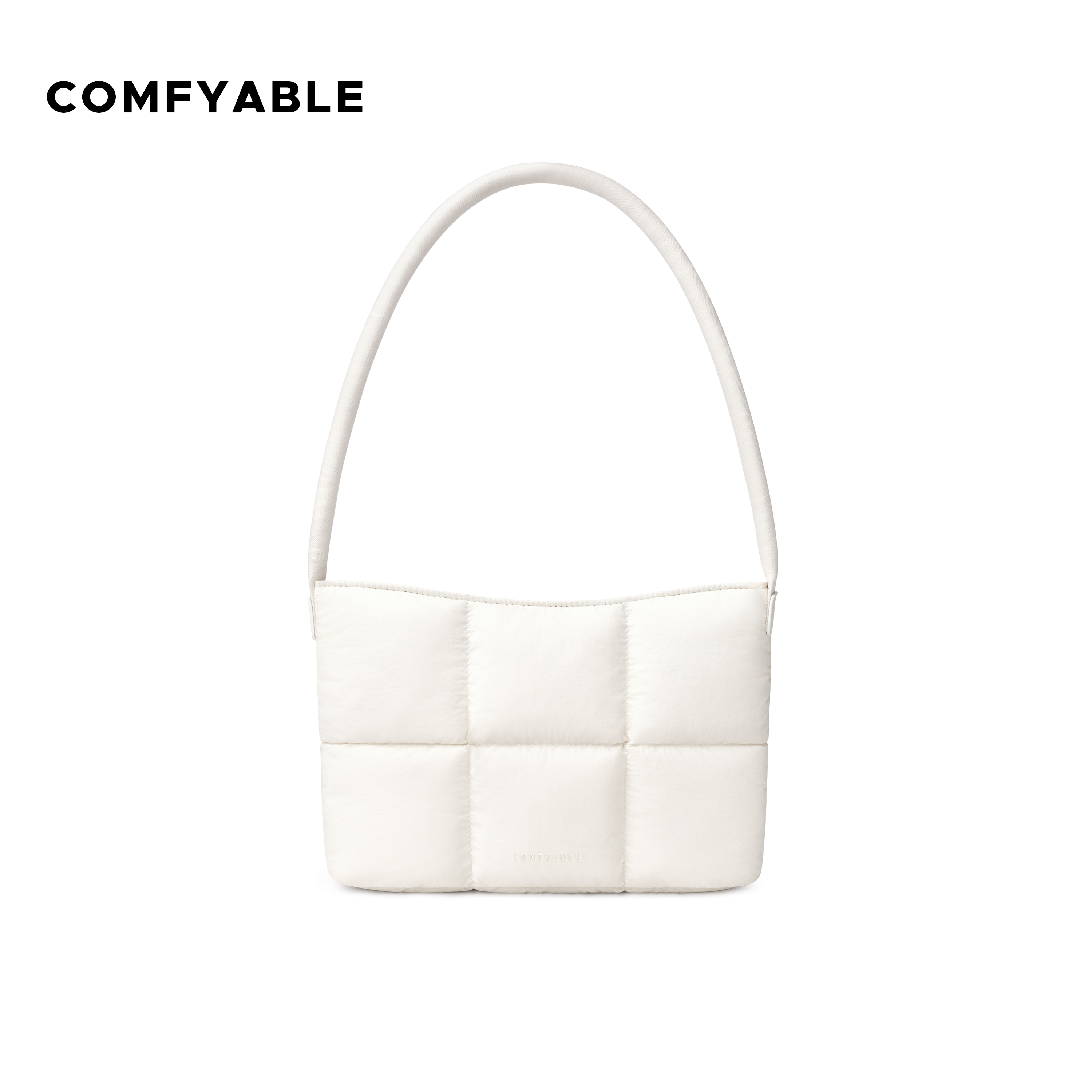 Comfyable腋下包女式磁吸单肩包通勤简约轻便适用iPadmini7/6白色,箱包皮具/热销女包/男包,腋下包,淘宝优惠券,粉丝福利购,淘宝优惠卷