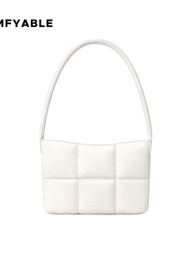 Comfyable腋下包女式磁吸单肩包通勤简约轻便适用iPadmini7/6白色