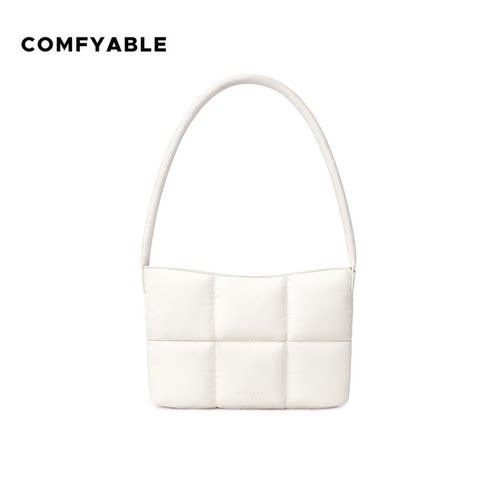 Comfyable轻便通勤腋下包白色