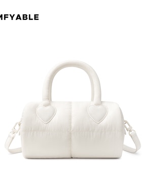 【节日限定款】手机包爱心波士顿包斜挎小包手腕手拎包时尚小众白