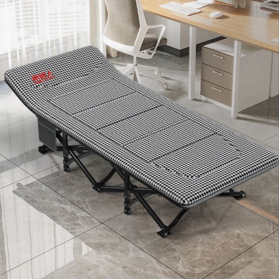 新疆包邮折叠床躺椅办公室床单人午睡床行军床陪护床床垫一体美式