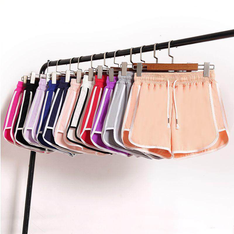 拼色安全風格拼接休息考試運動 橙色學院休閑短褲松緊腰女	女孩在類目 女裝/女士精品, 褲子, 休閒褲中 - 來自Buy2taobao.com提供專業的淘寶代購服務