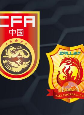 kook中超联赛国足队 武汉卓尔队徽 足球车身贴 汽车贴纸