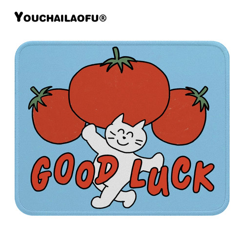 goodluck番茄小猫防滑鼠标垫